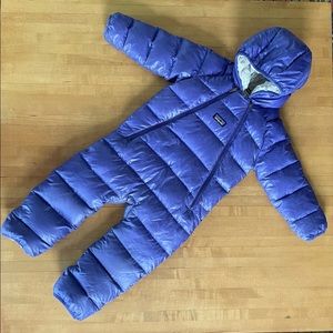 Patagonia hi-loft down bunting snowsuit